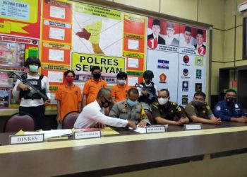 Polres Seruyan Musnahkan 10 Gram Sabu