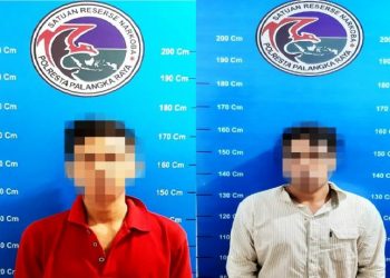 Simpan Sabu, Dua Pemuda Diringkus Satresnarkoba Polresta Palangka Raya