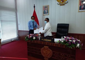 Plt. Gubernur Kalteng Terima DIPA 2021