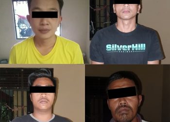 Empat  Budak Sabu Diringkus Satresnarkoba Polres Lamandau