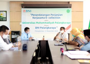 UM Palangka Raya Gandeng BNI Terapkan E-Collection