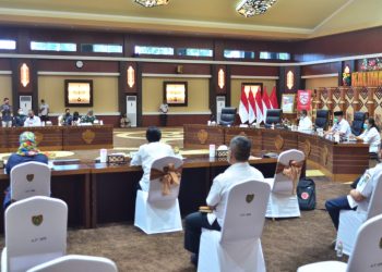Plt. Gubernur Kalteng Pimpin Rakor Penanganan Covid-19