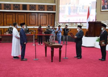 Gubernur Kalteng Berharap  PAW Anggota DPRD Dapat Berinteraksi Dalam Tugas dan Pengabdian