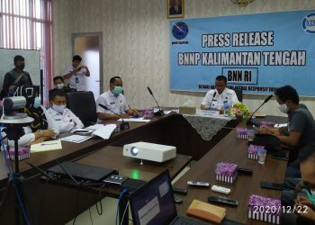 Selama 2020, BNNP Kalteng Sita 5.716 Gram Sabu