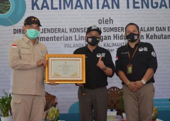 Gubernur Kalteng Terima Penghargaan Dari Kementerian LHK RI