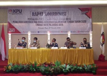 KPU Kota Rakor Evaluasi Pelaksanaan Pilkada