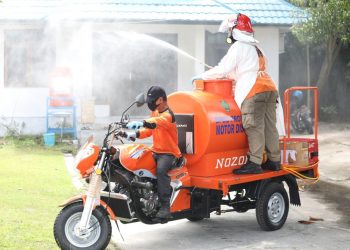 Satgas Covid-19 Sterilisasi 22 Kantor Perangkat Daerah Provinsi Kalteng