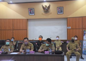 Sekda Pimpin Rakor Pengadaan Vaksin dan Pelaksanaan Vaksinasi Secara Virtual