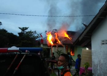 Rumah Warga Jalan Surung 3 Sabaru Hangus Terbakar   