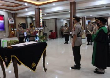 Sertijab Wakapolda Kalteng, Kapolda: Brigjen Indro dan Brigjen Suryanbodo Hanya Tukar Guling