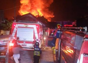 Lagi, Kebakaran Terjadi di Jl Murjani Panarung Bawah Palangka Raya