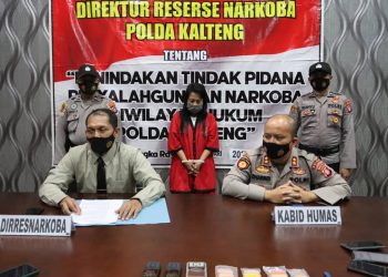 Ditresnarkoba Polda Kalteng Ringkus Pemilik 9 Paket Sabu di Sampit