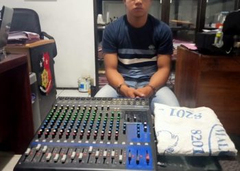 Tertangkap Basah Curi Mixer Masjid SR Digelandang ke Kantor Polisi