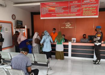 Polsek Hanau Kawal Penyaluran BST