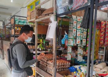 Sat Reskrim Polres Seruyan Monitoring Pangan Sejumlah Pasar di Kuala Pembuang