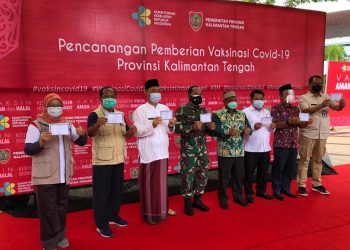 Hari Ini 10 Pejabat Publik Provinsi Kalteng Divaksin Covid-19 Sinovac