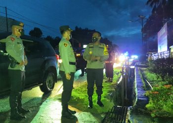 Cek Kesiapsiagaan Jajarannya, Wakapolda Kalteng Kunjungi Kecamatan Hanau