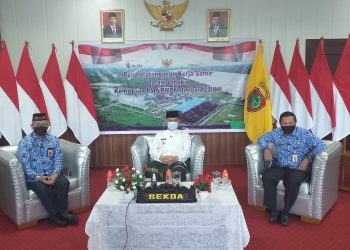 Sekda Hadiri Penandatanganan Kemitraan PMA/PMDN dengan UMKM