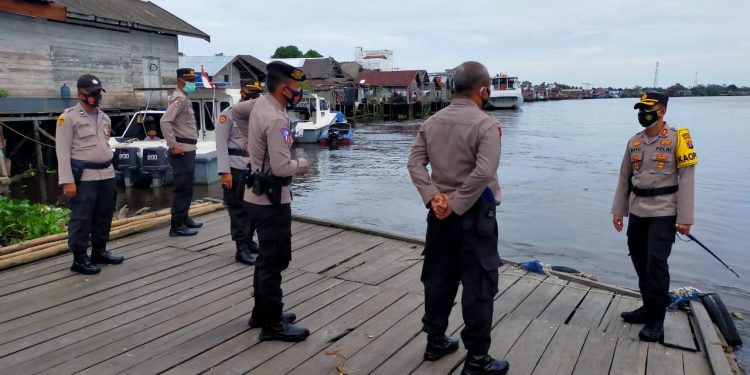 Antisipasi Banjir Kapolres Seruyan Pantau Debit Air DAS Seruyan