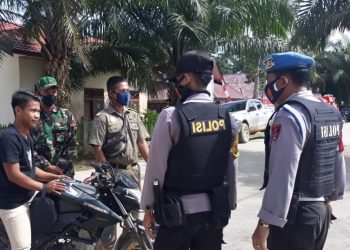 Personel Polsek Seruyan Tengah Laksanakan Operasi Yustisi