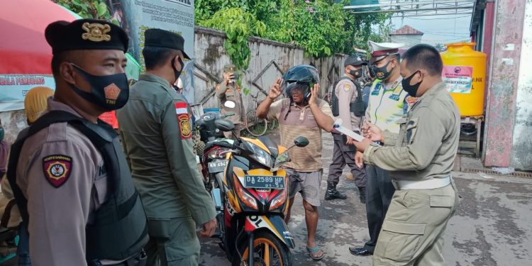 Meski Hari Libur, Polres Seruyan Tetap Laksanakan Operasi Yustisi Covid-19