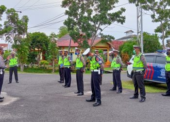 Satlantas Polres Seruyan Selalu Laksanakan Gatur Pagi Setiap Hari