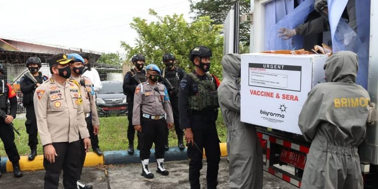 Lagi, 27 Ribu Vaksin Sinovac Datang ke Palangka Raya