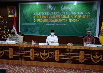 Pemprov Kalteng Luncurkan Buku Pedoman Tata Cara Pengakuan Keberadaan MHA
