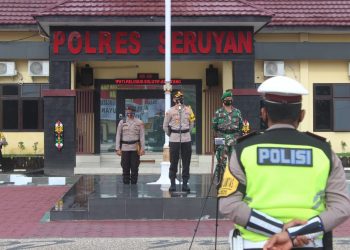 Jelang Putusan MK, Polres Seruyan Gelar Apel Siaga dan Patroli Skala Besar