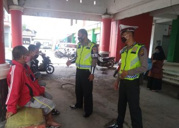 Salantas Polres Seruyan Himbau Masyarakat Terapkan Prokes Covid-19