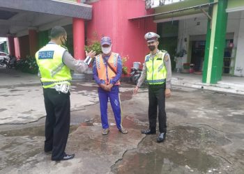 Satlantas Polres Seruyan Ingatkan Masyarakat Terapkan Prokes Covid-19