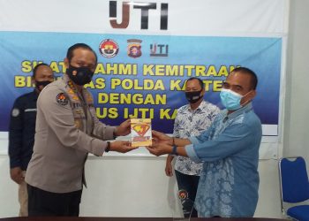 Jalin Silaturahmi, Kabid Humas Polda Sambangi IJTI Kalteng