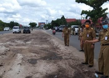 Tingkatan Pembangunan Jalan, Kadis PUPR Tinjau Jalan Yos Sudarso