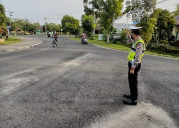Sat Lantas Polres Seruyan Rutin Laksanakan Gatur Lalin di Pagi Hari