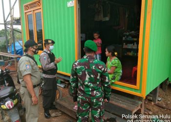 Polsek Seruyan Hulu Laksanakan Kegiatan Yustisi di Desa Tumbang Manjul