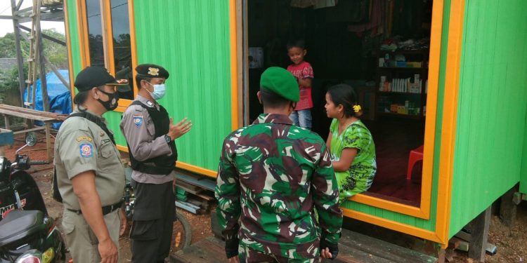 Polsek Seruyan Hulu Laksanakan Kegiatan Yustisi di Desa Tumbang Manjul