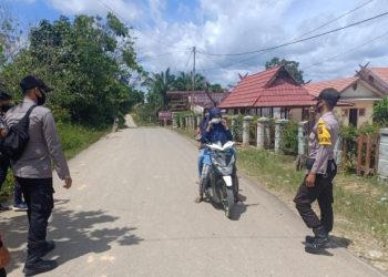 Personel Polsek Seruyan Tengah Gencar Lakukan Operasi Yustisi