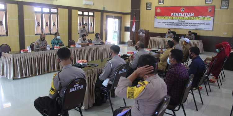 Puslitbang Polri Lakukan Penelitian di Polres Seruyan, Berikut Maksud dan Tujuannya