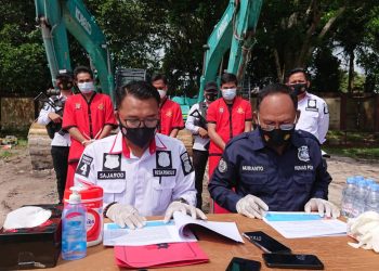 Ditreskrimsus Polda Kalteng Amankan Tiga Pelaku Peti