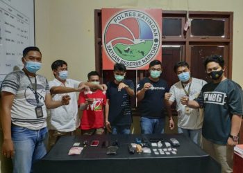 Satresnarkoba Polres Katingan Tangkap Bandar dan Pengedar Dengan Barbuk 128,10 Gram