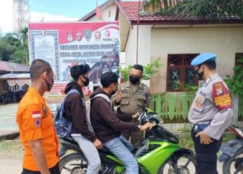 Personel Polsek Seruyan Tengah Gencar Lakukan Operasi Yustisi