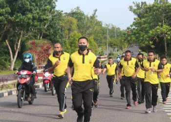 Kapolres Seruyan Pimpin Jumat Sehat dan Berbagi