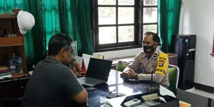 Polsek Seruyan Hulu Giat Sosialisasi Saber Pungli 