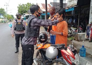 Personel Polres Seruyan dan Satpol PP Tekan Penularan Covid-19