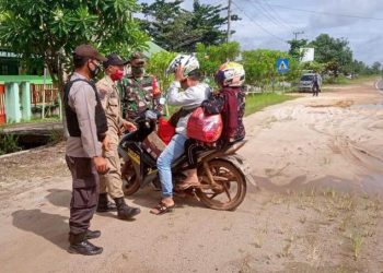 Tak Kenal Lelah, Polsek Danau Sembuluh Bersama Tim Gabungan Lakukan Operasi Yustisi
