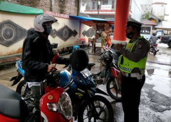 Satlantas Polres Seruyan Himbau Selalu Terapkan Prokes dan Masker Sebagai Kebutuhan
