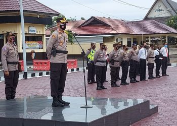 Pimpin Apel Pagi, Kapolres Seruyan: Tugas Utama Kita Adalah Sebagai Pelayan Masyarakat