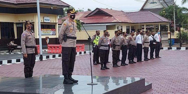 Pimpin Apel Pagi, Kapolres Seruyan: Tugas Utama Kita Adalah Sebagai Pelayan Masyarakat