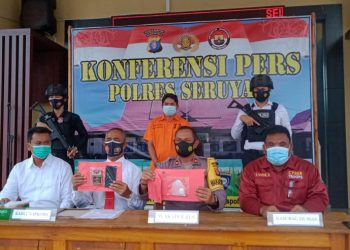 Satres Narkoba Polres Seruyan Musnahkan Barbuk Sabu Seberat 5,10 Gram