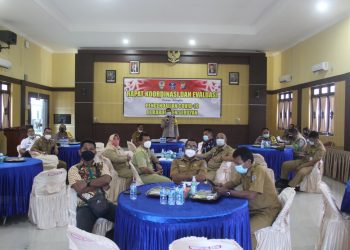 Polres bersama Forkopimda Seruyan Gelar Rakor Analisis Penanganan Covid-19